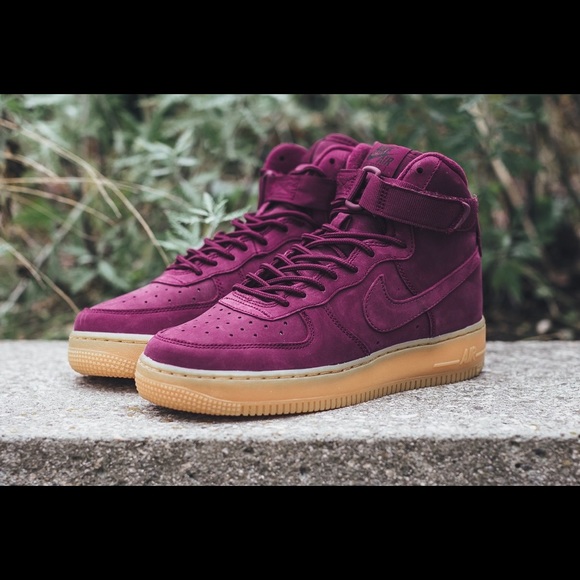 pink and purple air force ones